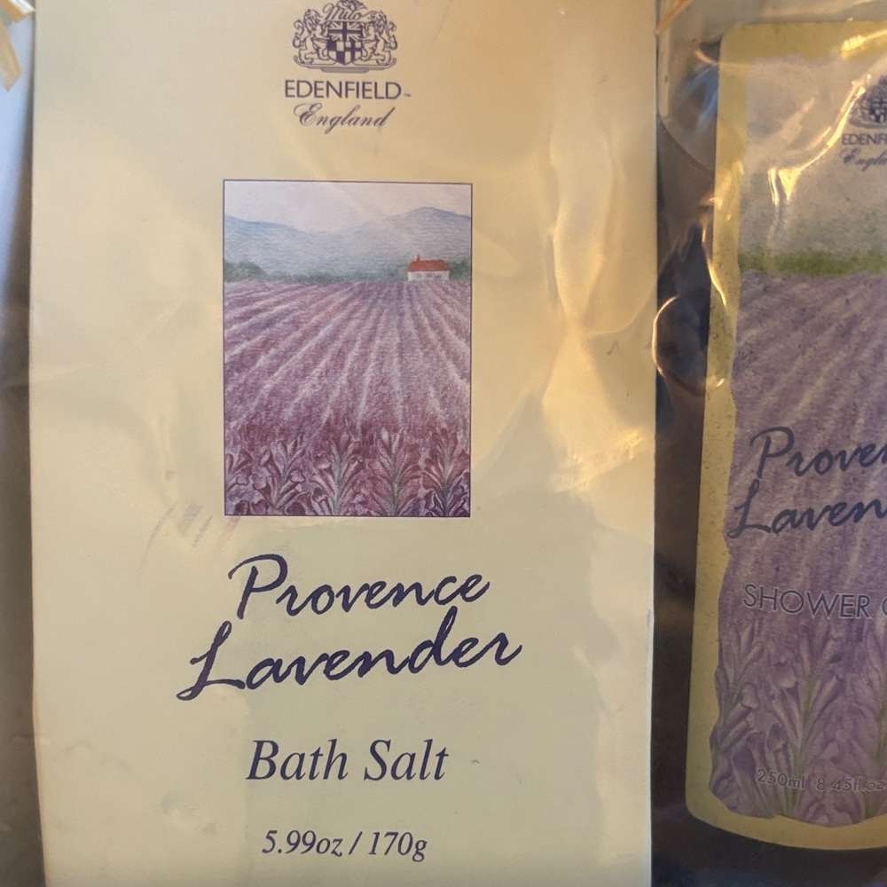 English Lavender Bath Set - Picture 3 of 9